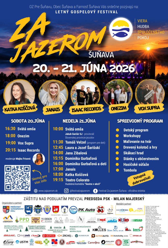 Gospelový festival - Za&nbsp;jazerom